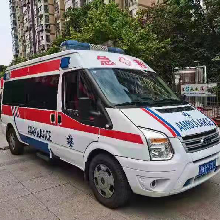 长泰长途救护车护送病人返乡